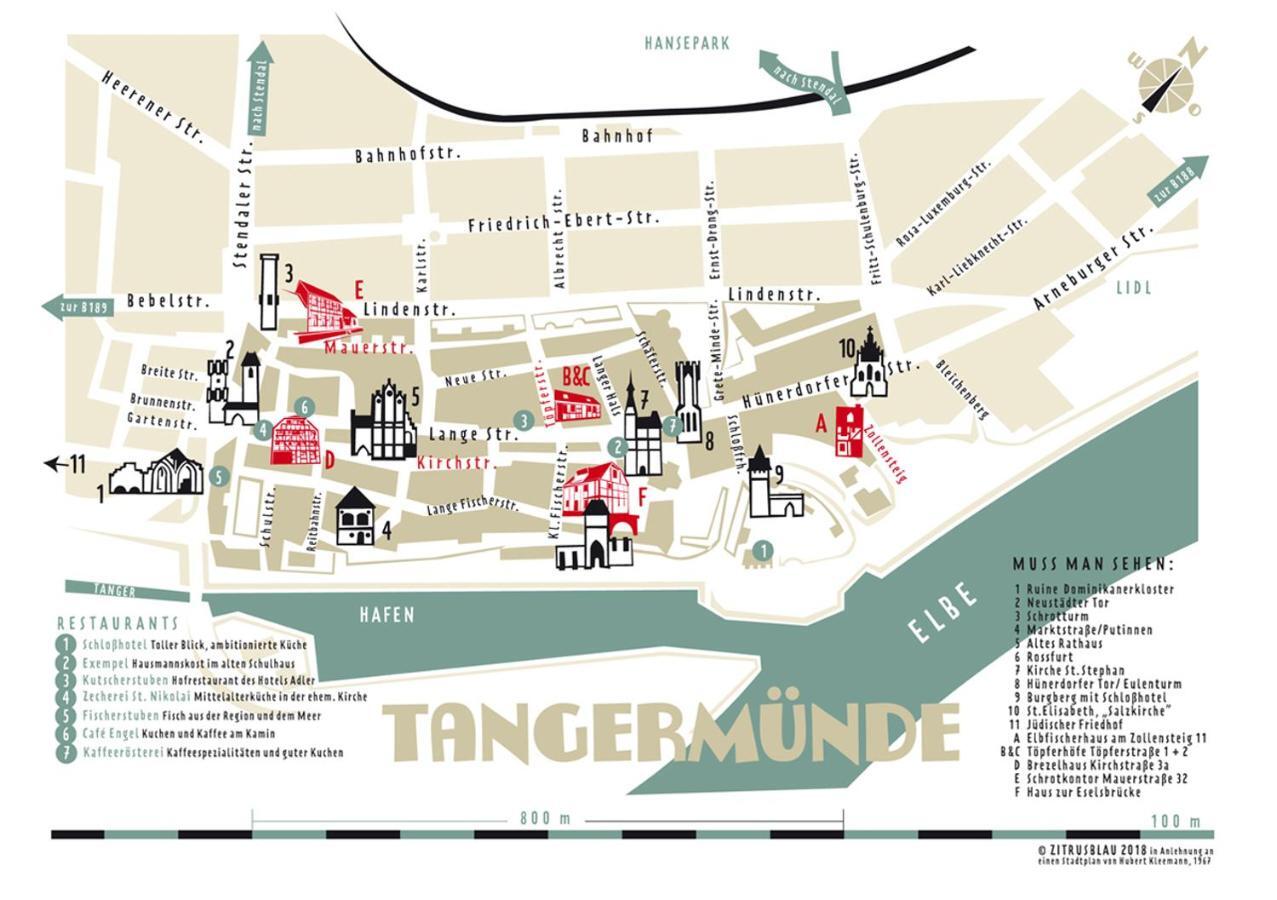 فيلا Brezelhaus Tangermünde المظهر الخارجي الصورة
